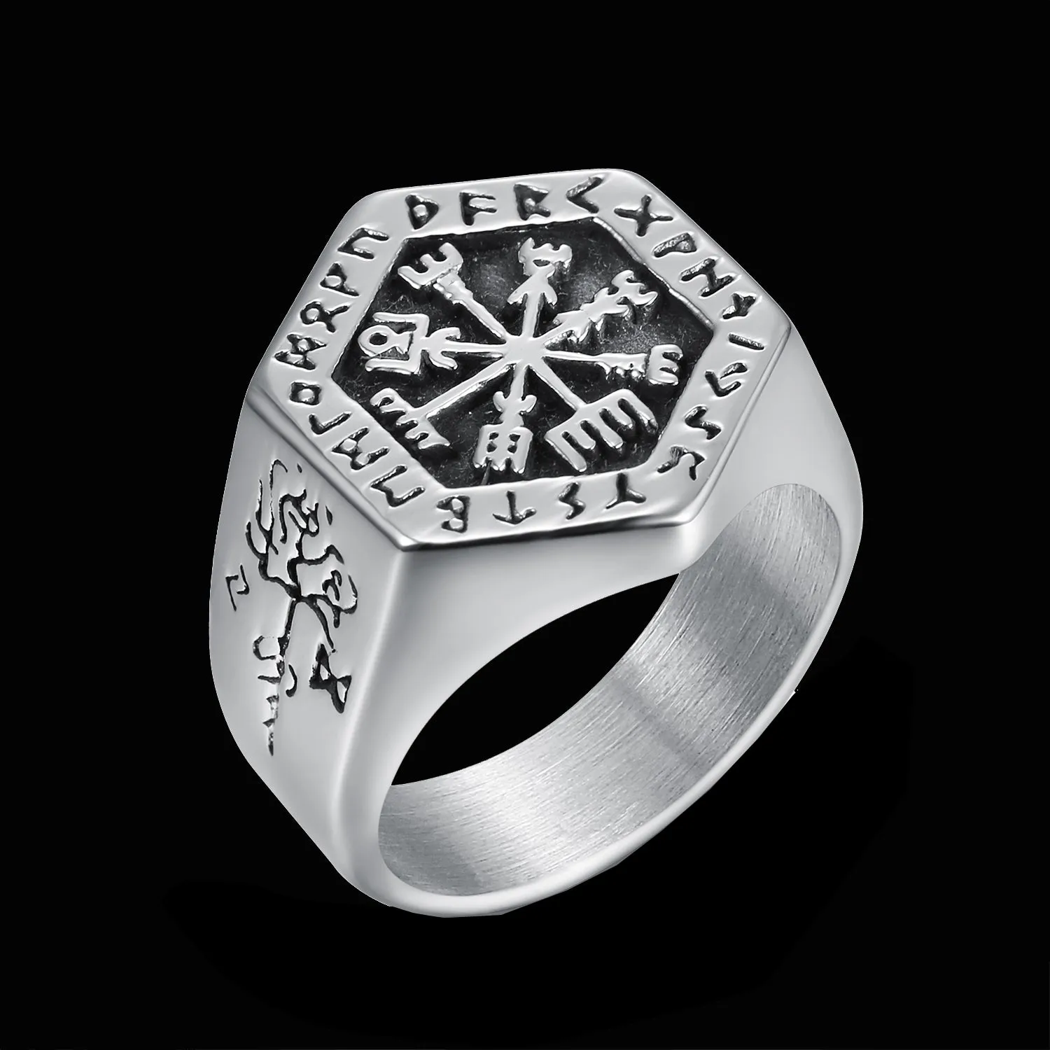Viking Compass Ring - NEW ITEM