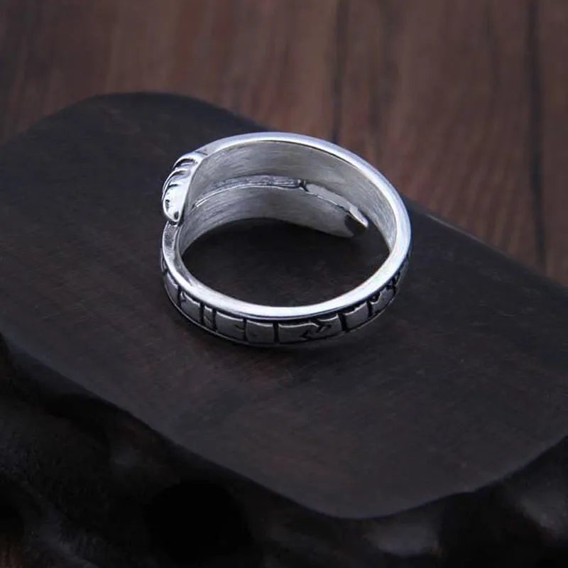 Viking Dragon Ring - S925 Sterling Silver