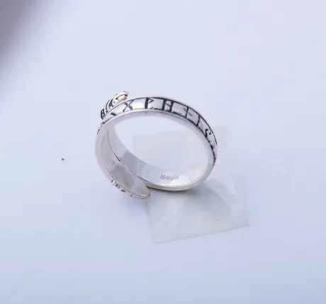 Viking Dragon Ring - S925 Sterling Silver