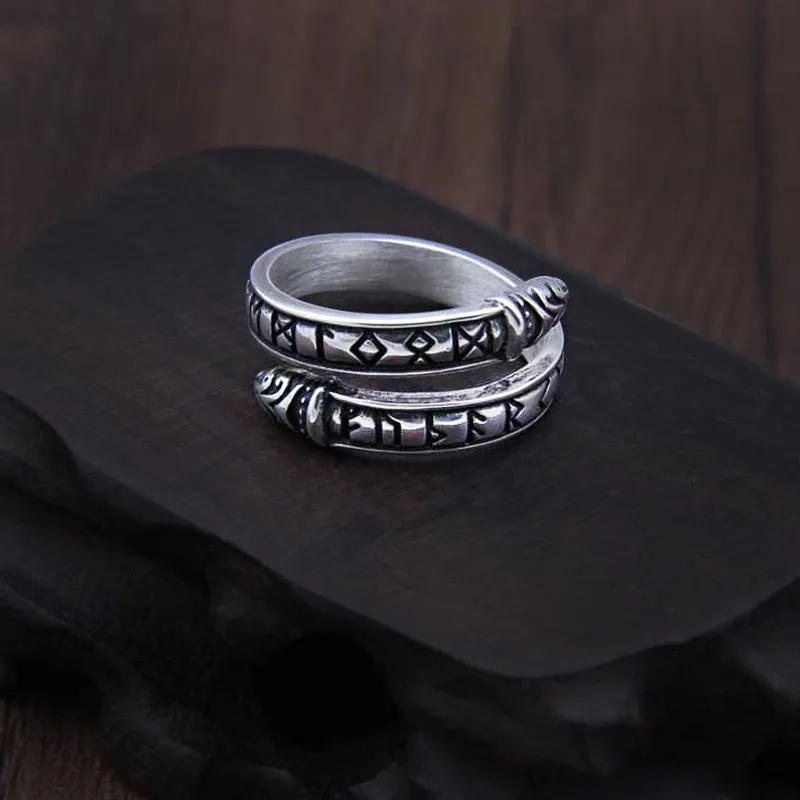 Viking Dragon Ring - S925 Sterling Silver