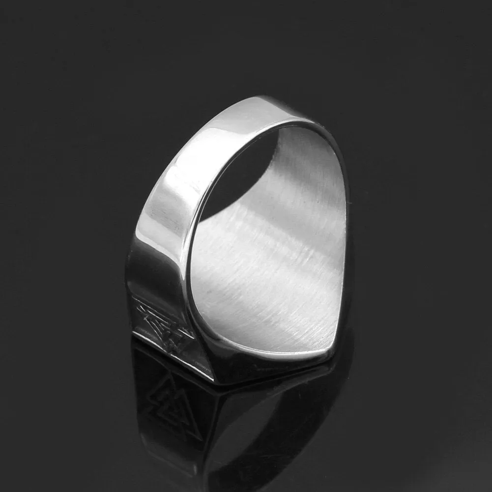 Viking Hexagon Compass Rune Ring
