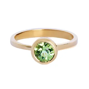 Viridian Dawn 9ct yellow Gold Ring