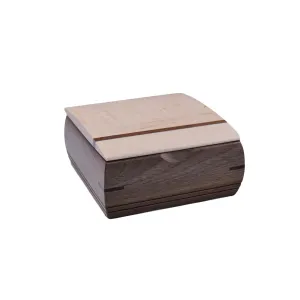 Walnut Ring Bearer Box