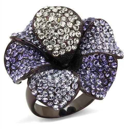 Women's Rings - TK1618DC - IP Dark Brown (IP coffee)