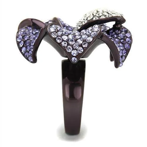 Women's Rings - TK1618DC - IP Dark Brown (IP coffee)