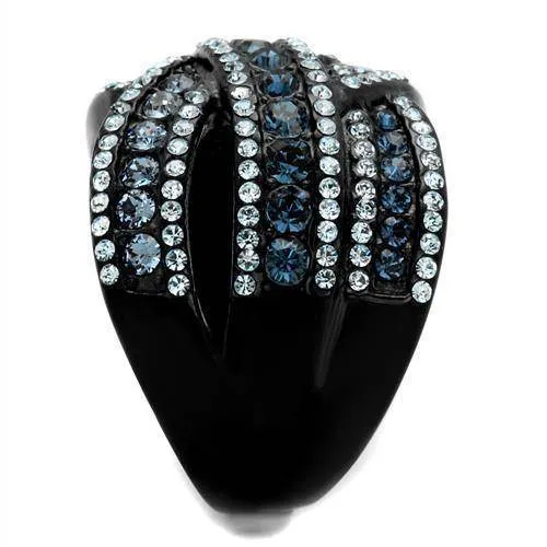 Women's Rings - TK2352 - IP Black(Ion Plating) Stainless
