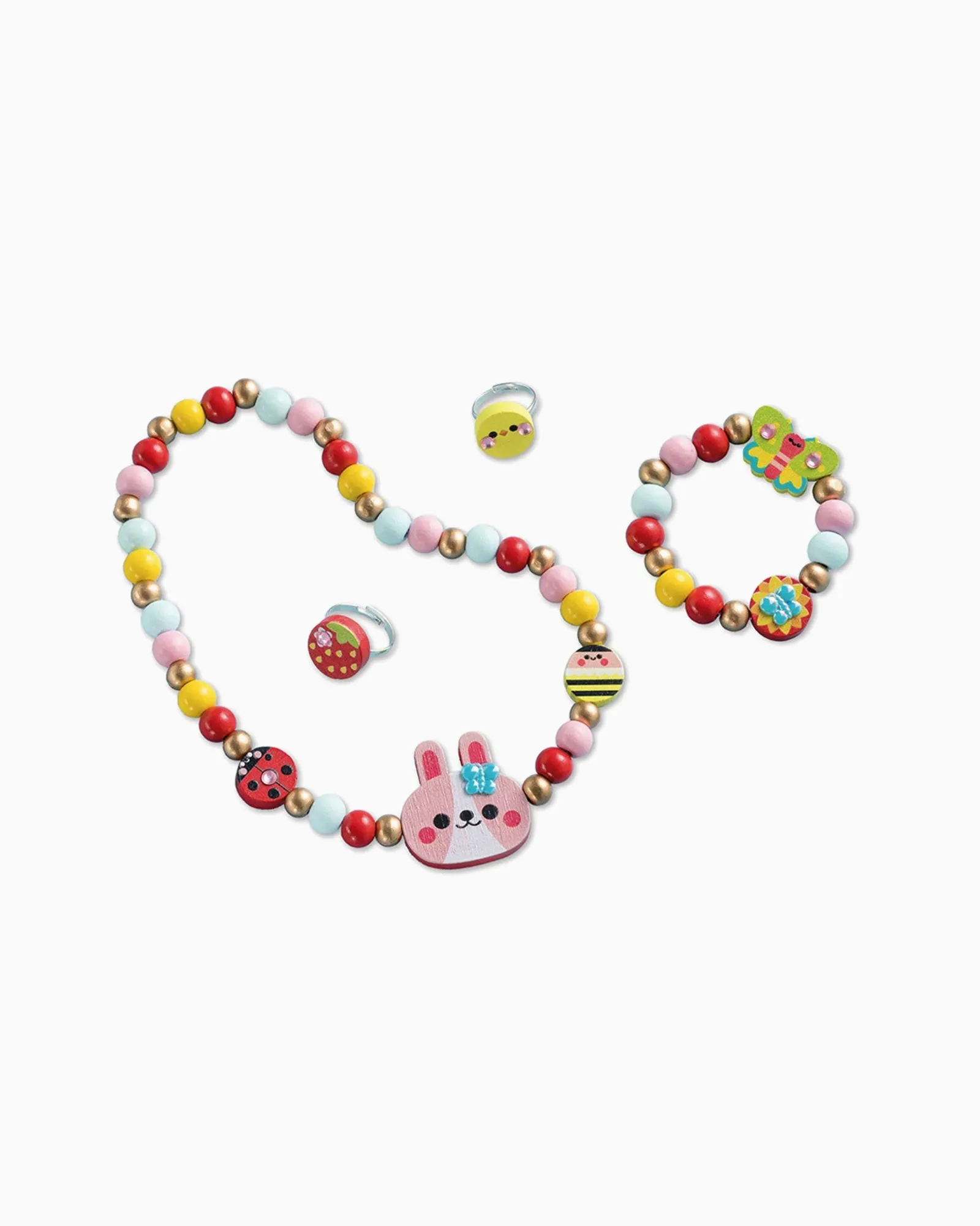 Wooden Jewellery to Create Flower Garden