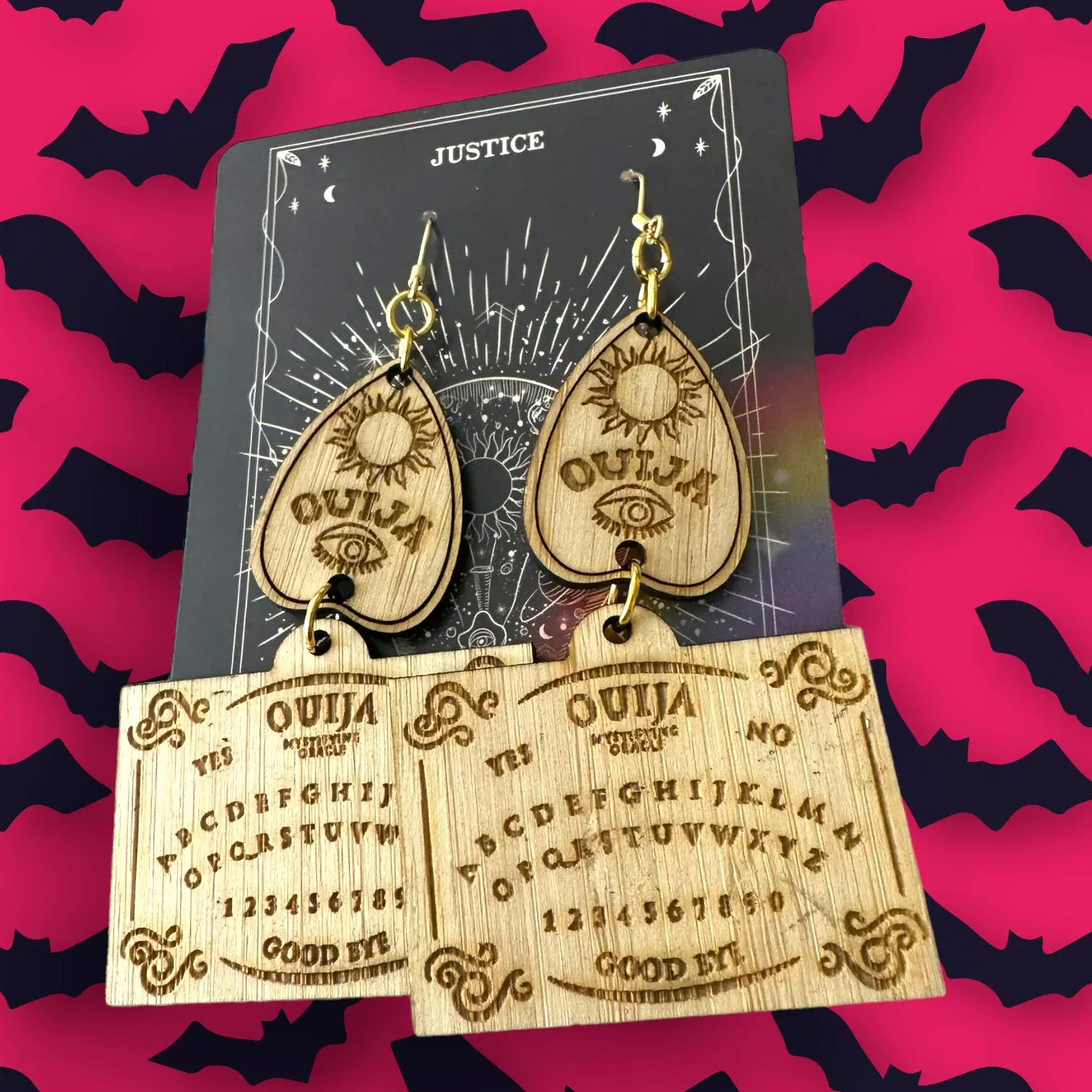 Wooden Ouija Dangles