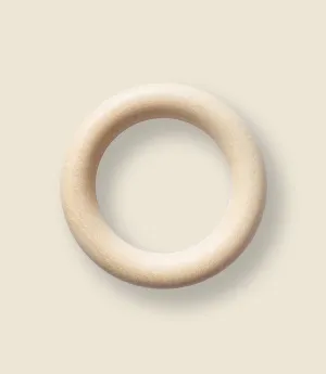 Wooden rings, maple wood