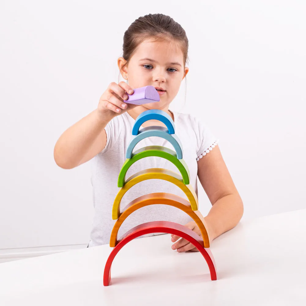 Wooden Stacking Rainbow - Small