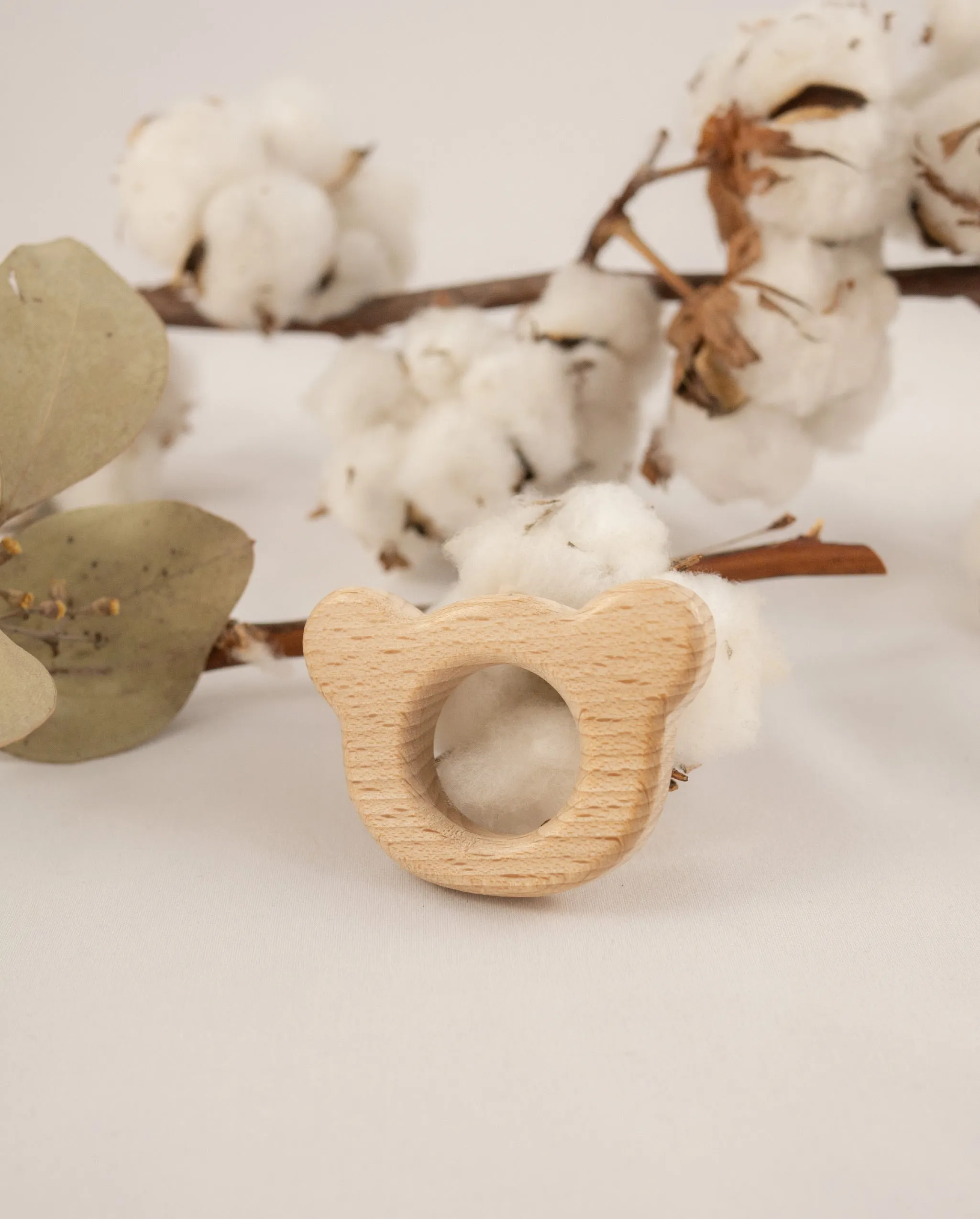 Wooden teether rings