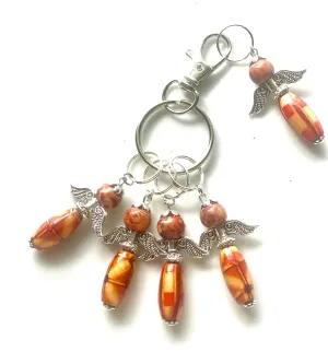 WSTG #004 Set of 5 Knitting Stitch Markers