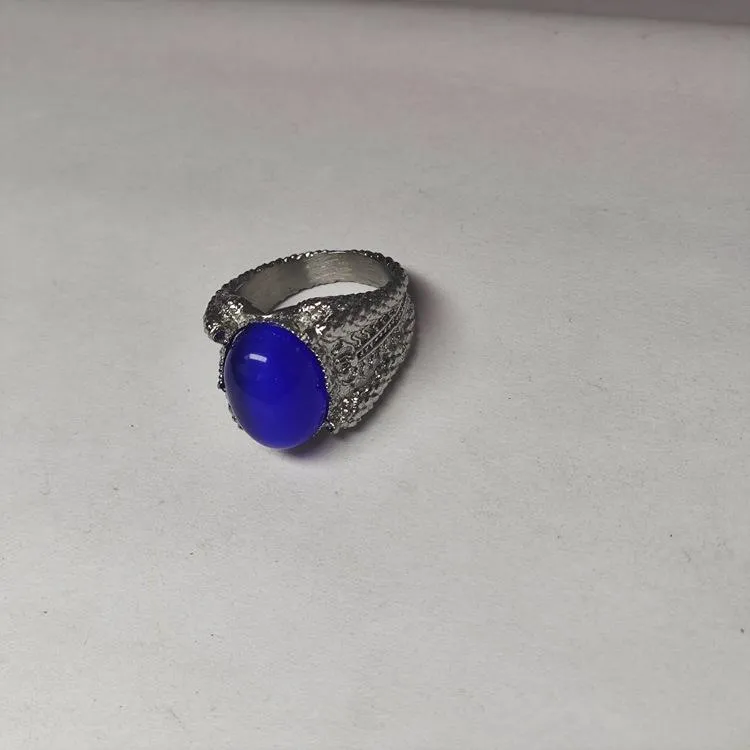 Xinyi New Vintage Gem Titanium Steel Men's Ring Distinctive Hip-Hop Fashionable Finger Ring Accessories