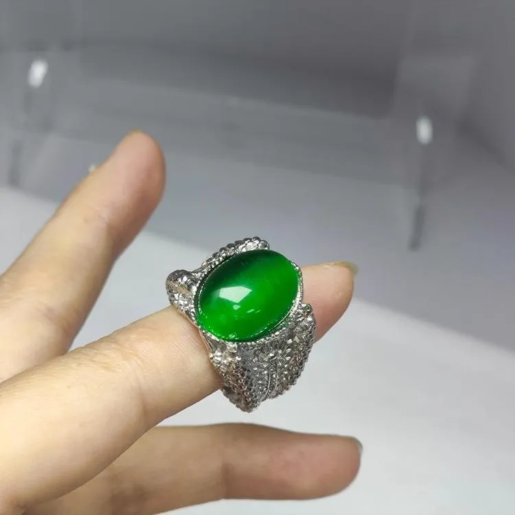 Xinyi New Vintage Gem Titanium Steel Men's Ring Distinctive Hip-Hop Fashionable Finger Ring Accessories