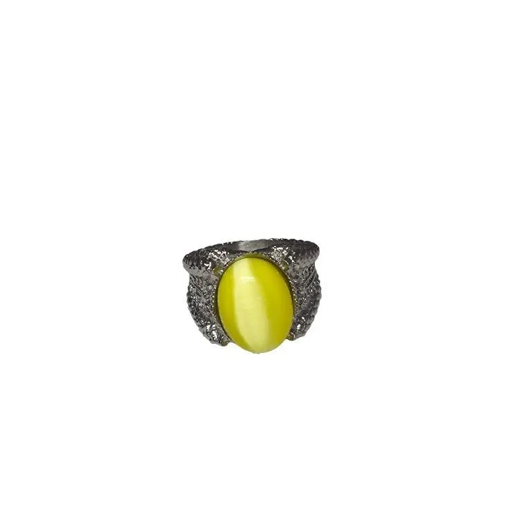 Xinyi New Vintage Gem Titanium Steel Men's Ring Distinctive Hip-Hop Fashionable Finger Ring Accessories