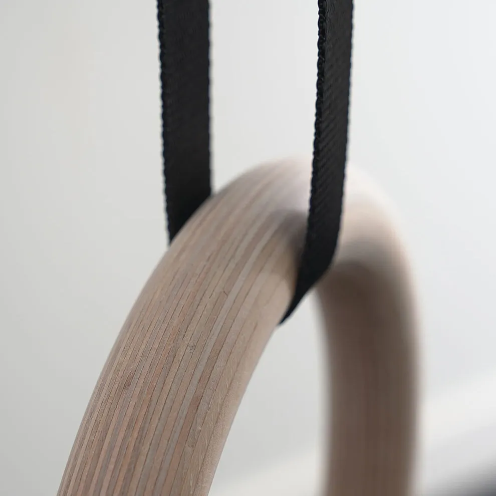 XM Fitness Wood Gym Rings