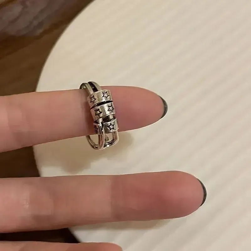 Y2K Star Adjustable Rings from the Y2K Streetwear Collection