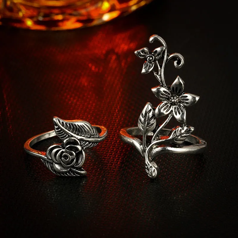 Yade | 4 Pack Enchanted Garden Adjustable Rings