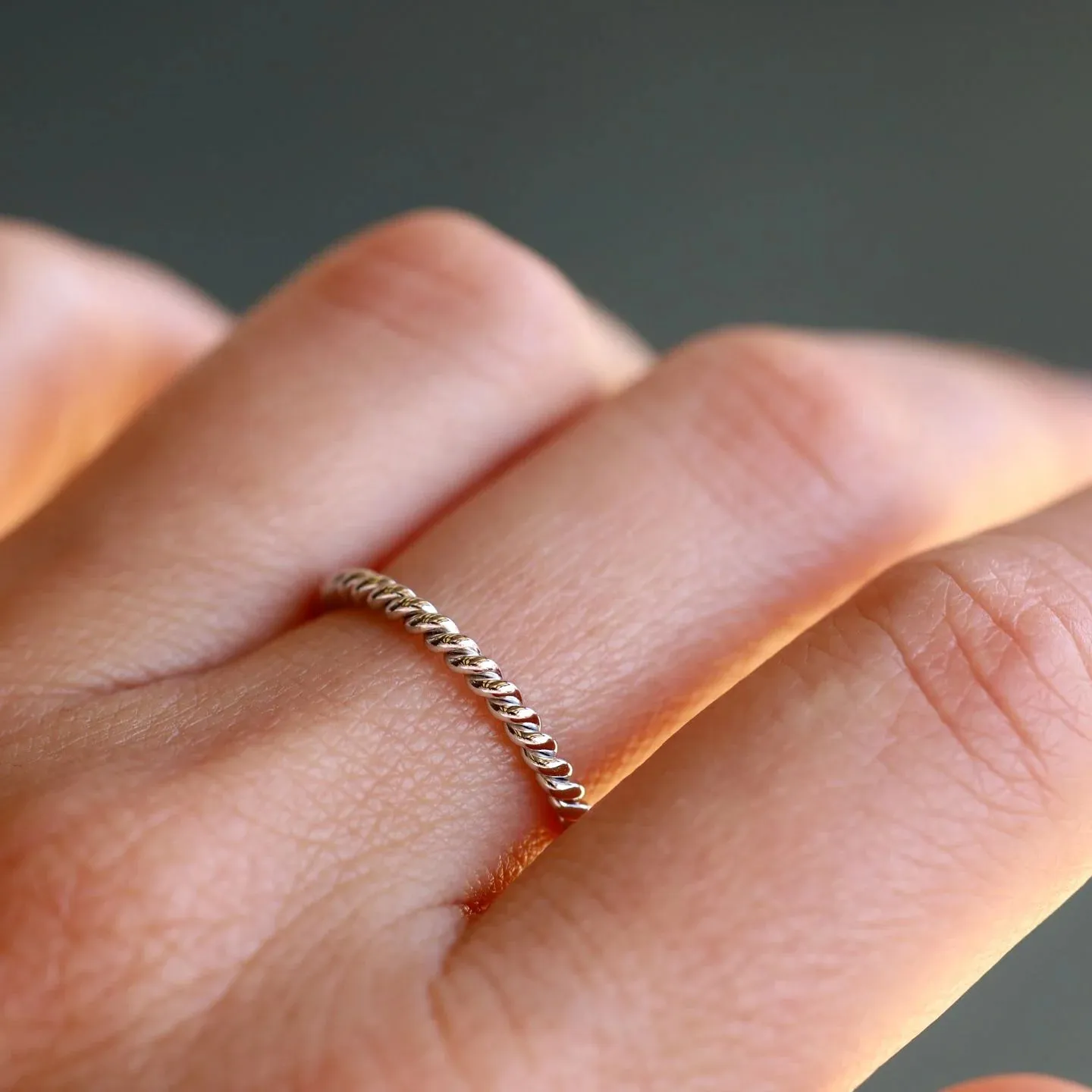 Yellow Gold Rope Band